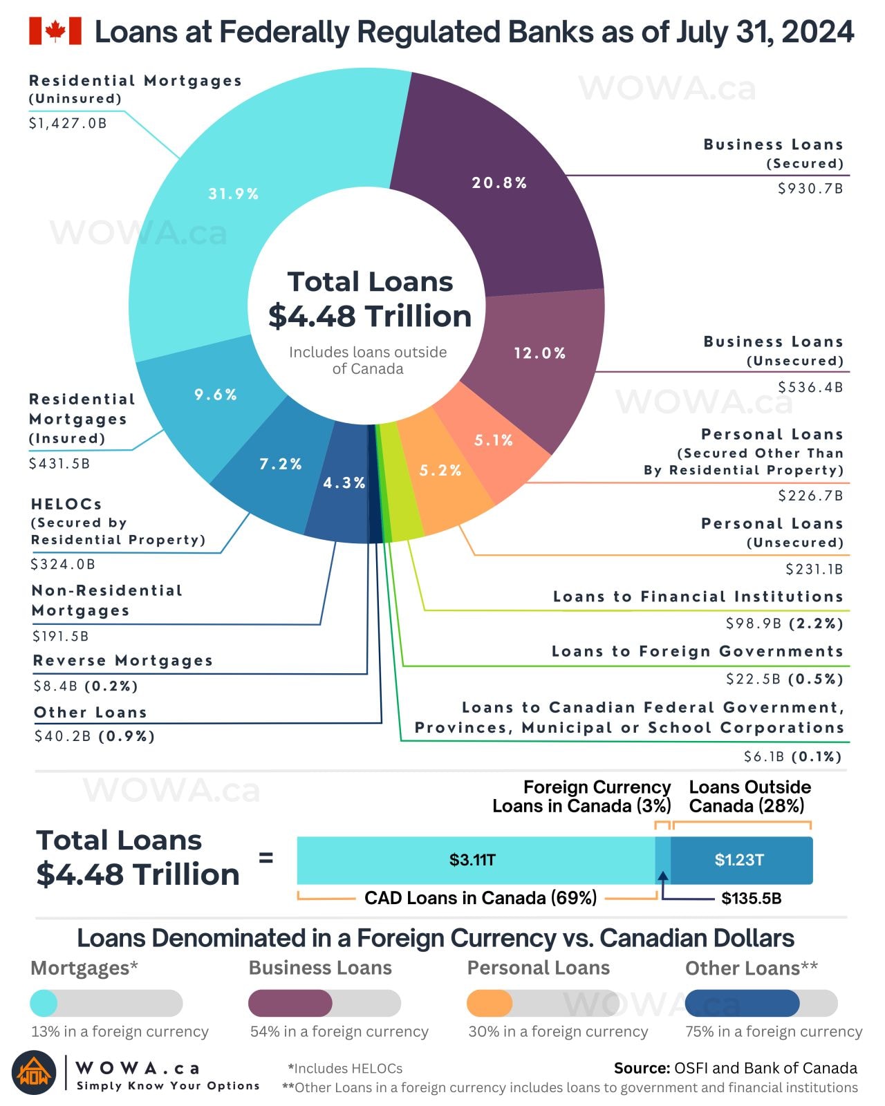 Loans at Federally Regulated Banks as of July 31, 2024